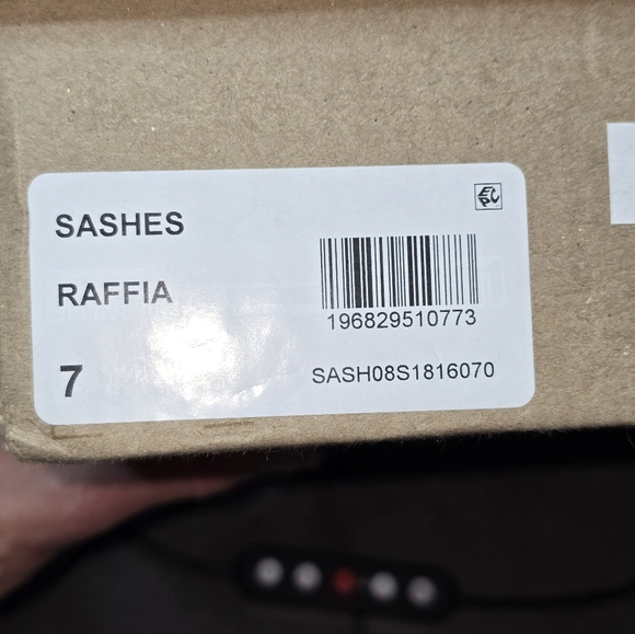 NWB Steve Madden Women's Sashes Sandal Raffia Size 7‎ - Picture 5 of 6